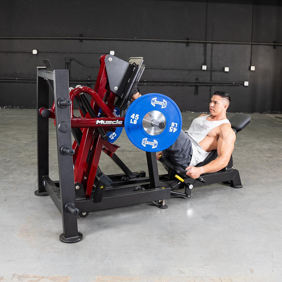 Power Leverage V2 Iso Lateral 45 Degree Leg Press - Muscle D Fitness - Grit Grind Strength