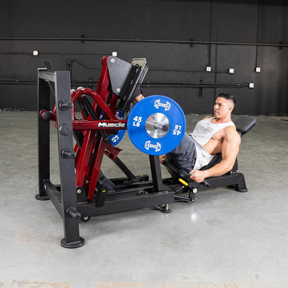 Power Leverage V2 Iso Lateral 45 Degree Leg Press - Muscle D Fitness - Grit Grind Strength