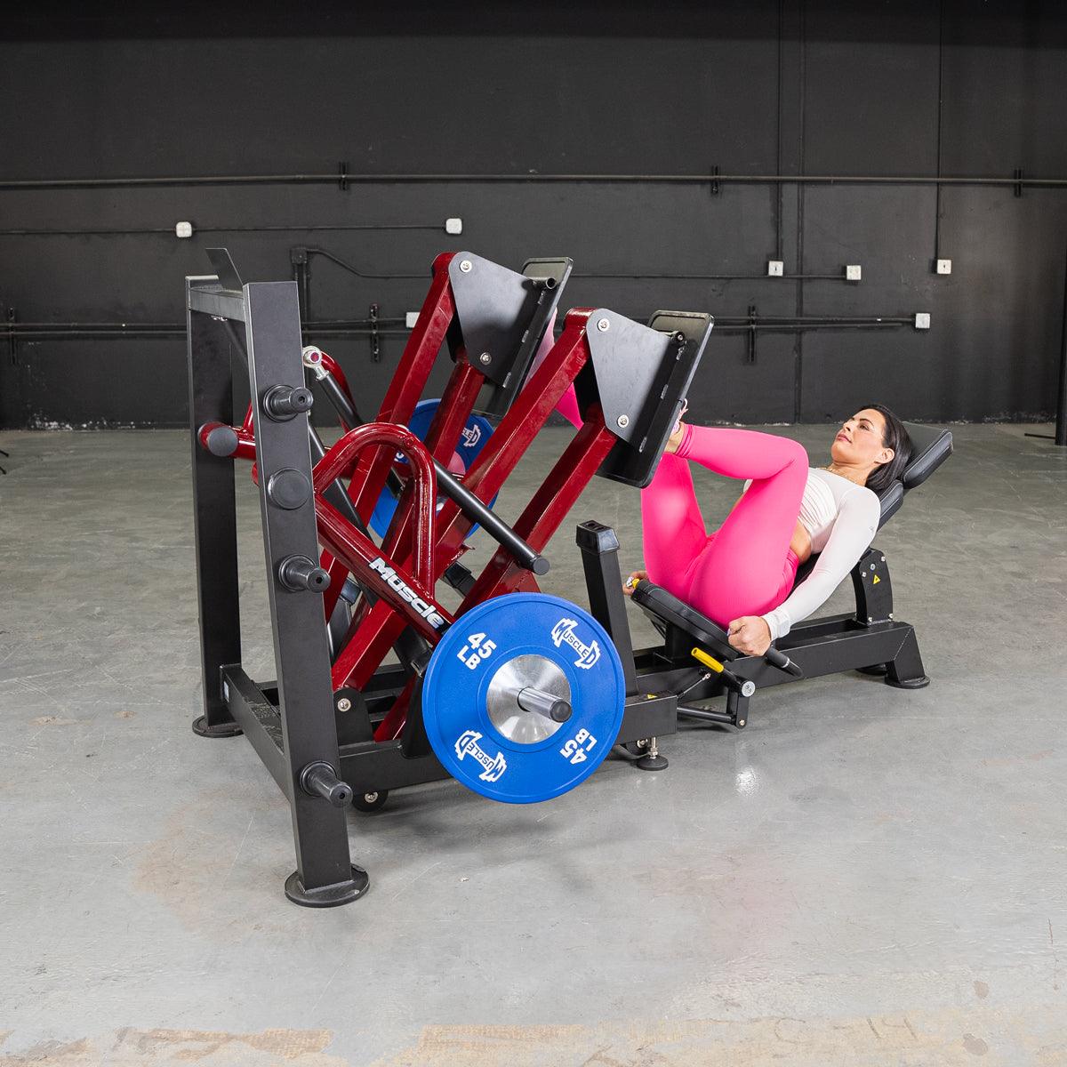 Power Leverage V2 Iso Lateral 45 Degree Leg Press - Muscle D Fitness - Grit Grind Strength
