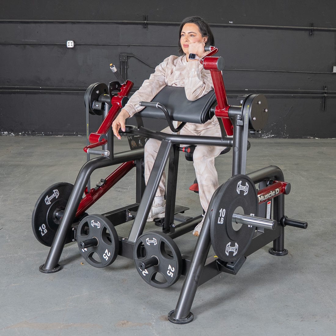 Power Leverage V2 Iso Lateral Biceps Curl / Preacher Curl - Muscle D Fitness - Grit Grind Strength
