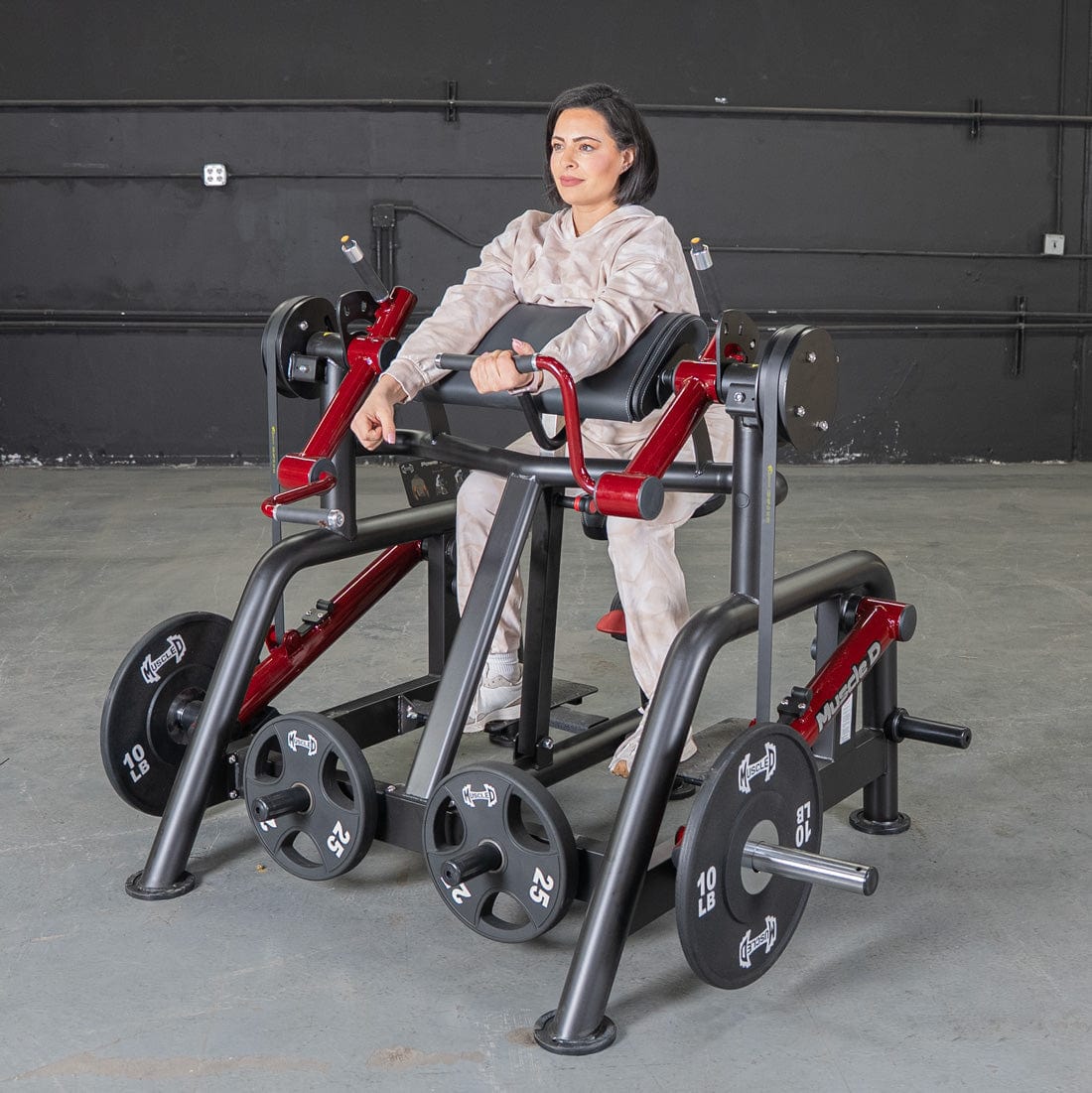 Power Leverage V2 Iso Lateral Biceps Curl / Preacher Curl - Muscle D Fitness - Grit Grind Strength