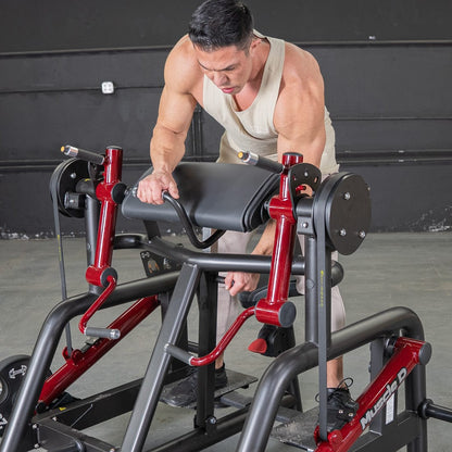 Power Leverage V2 Iso Lateral Biceps Curl / Preacher Curl - Muscle D Fitness - Grit Grind Strength