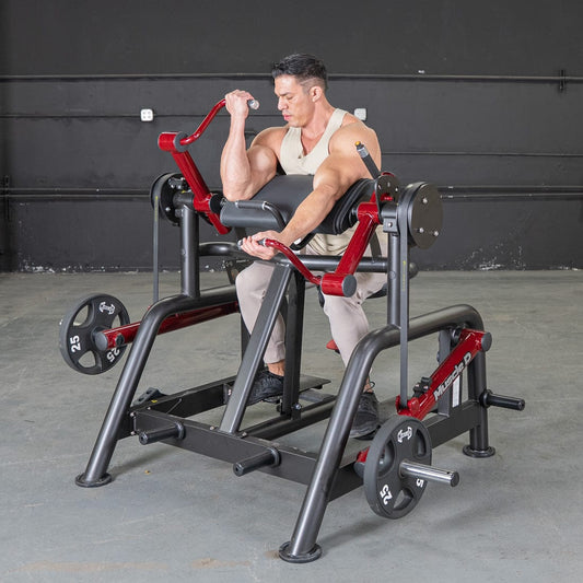 Power Leverage V2 Iso Lateral Biceps Curl / Preacher Curl - Muscle D Fitness - Grit Grind Strength