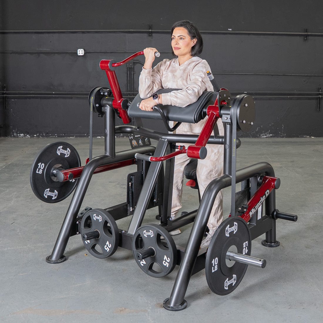 Power Leverage V2 Iso Lateral Biceps Curl / Preacher Curl - Muscle D Fitness - Grit Grind Strength