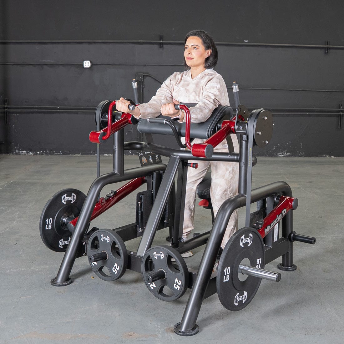 Power Leverage V2 Iso Lateral Biceps Curl / Preacher Curl - Muscle D Fitness - Grit Grind Strength