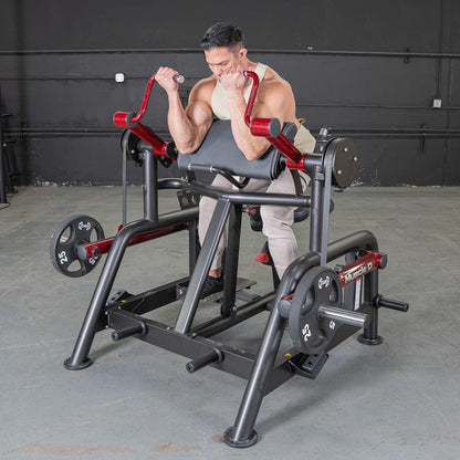 Power Leverage V2 Iso Lateral Biceps Curl / Preacher Curl - Muscle D Fitness - Grit Grind Strength