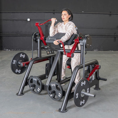 Power Leverage V2 Iso Lateral Biceps Curl / Preacher Curl - Muscle D Fitness - Grit Grind Strength