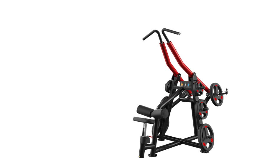 Power Leverage V2 Iso Lateral Lat Pull - Muscle D Fitness - Grit Grind Strength
