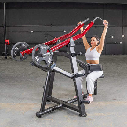 Power Leverage V2 Iso Lateral Lat Pull - Muscle D Fitness - Grit Grind Strength