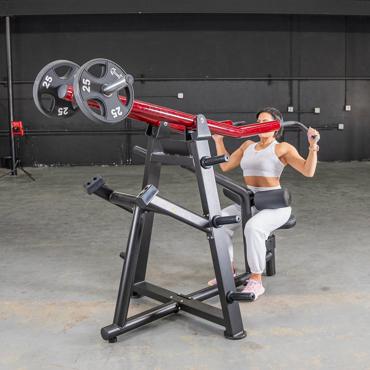 Power Leverage V2 Iso Lateral Lat Pull - Muscle D Fitness - Grit Grind Strength