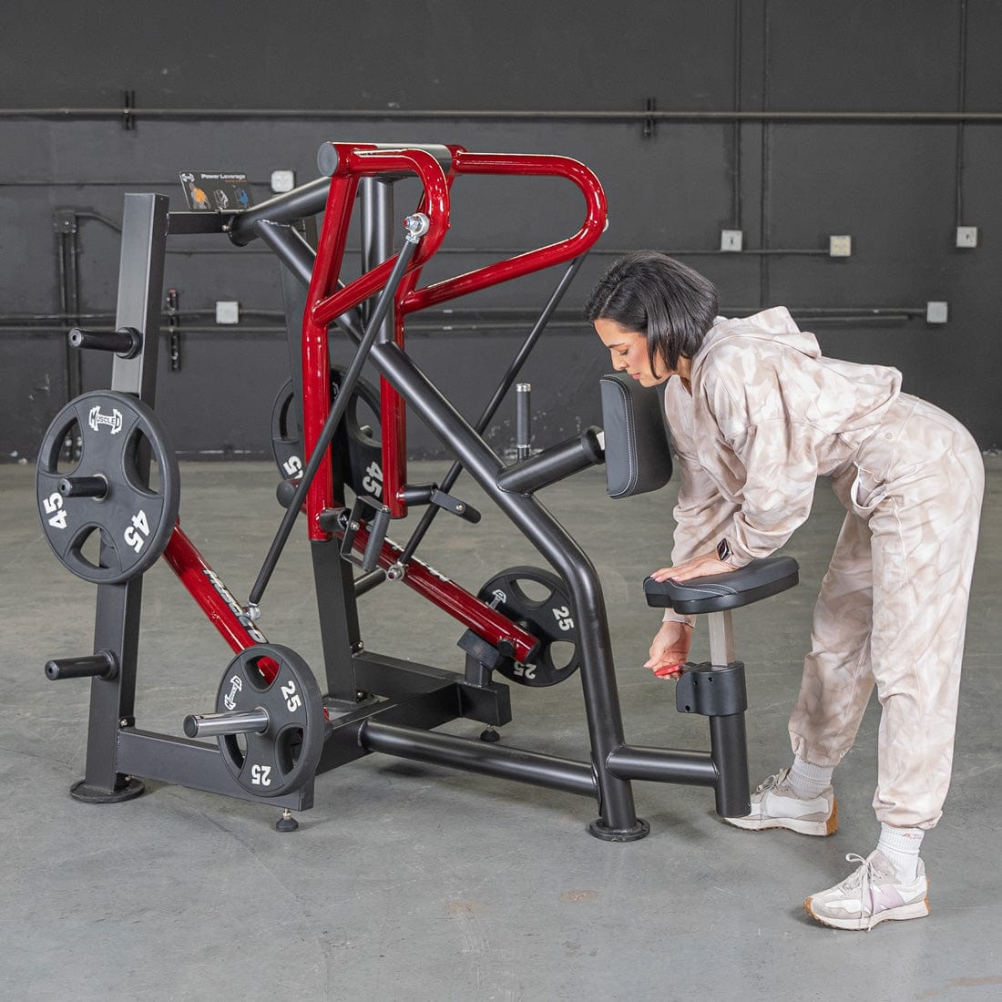 Power Leverage V2 Iso - Lateral Low Row - Muscle D Fitness - Grit Grind Strength