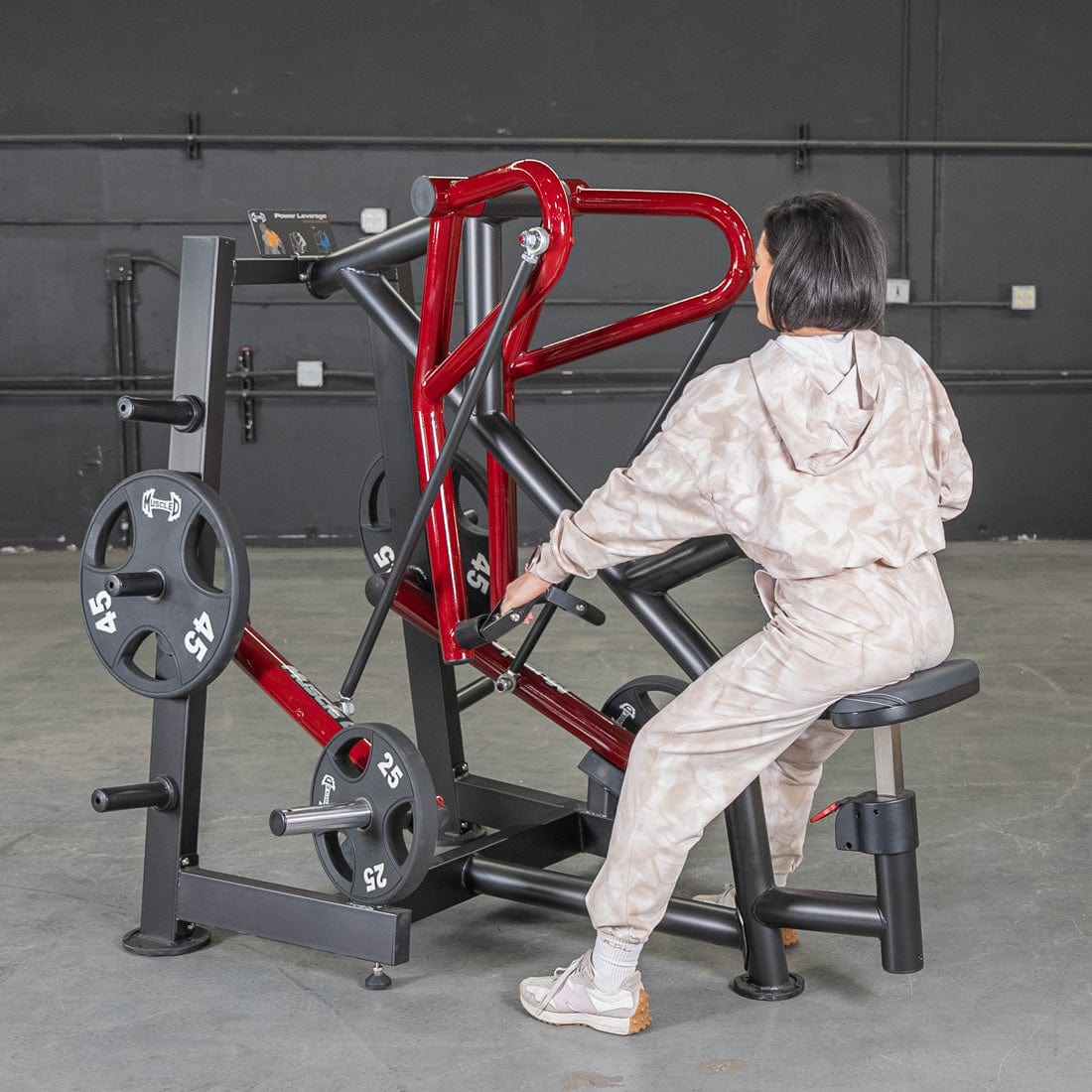 Power Leverage V2 Iso - Lateral Low Row - Muscle D Fitness - Grit Grind Strength