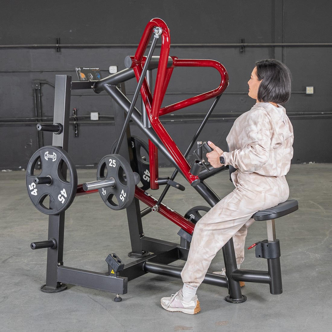 Power Leverage V2 Iso - Lateral Low Row - Muscle D Fitness - Grit Grind Strength