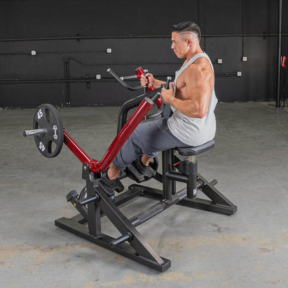Power Leverage V2 Iso Lateral Seated Row - Muscle D Fitness - Grit Grind Strength