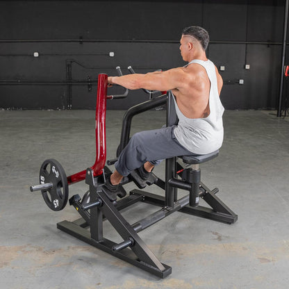 Power Leverage V2 Iso Lateral Seated Row - Muscle D Fitness - Grit Grind Strength