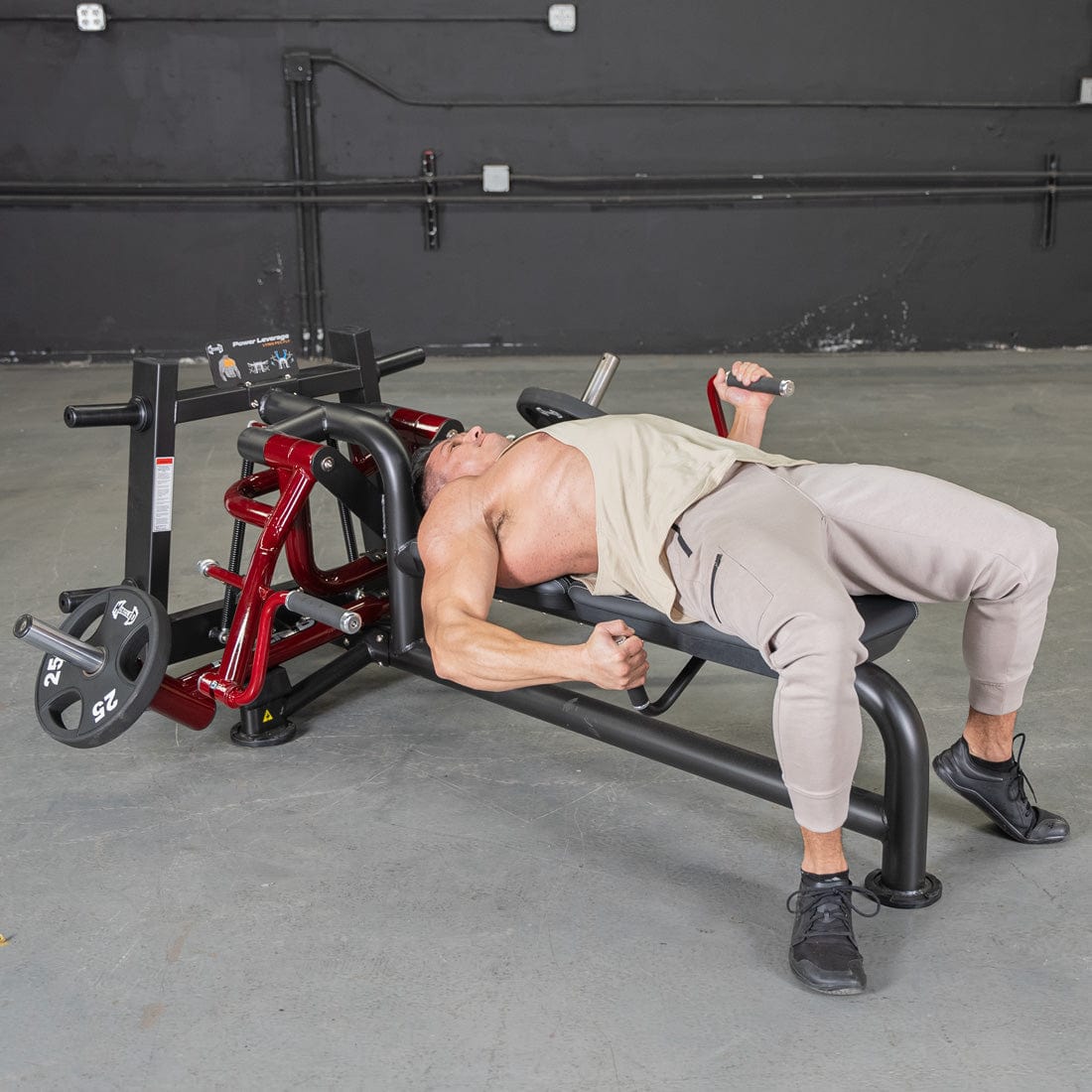 Power Leverage V2 Lying Pec Fly - Grit Grind Strength