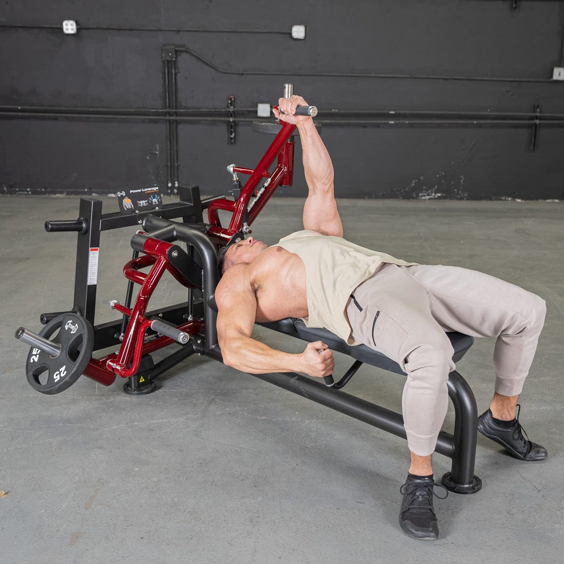 Power Leverage V2 Lying Pec Fly - Grit Grind Strength