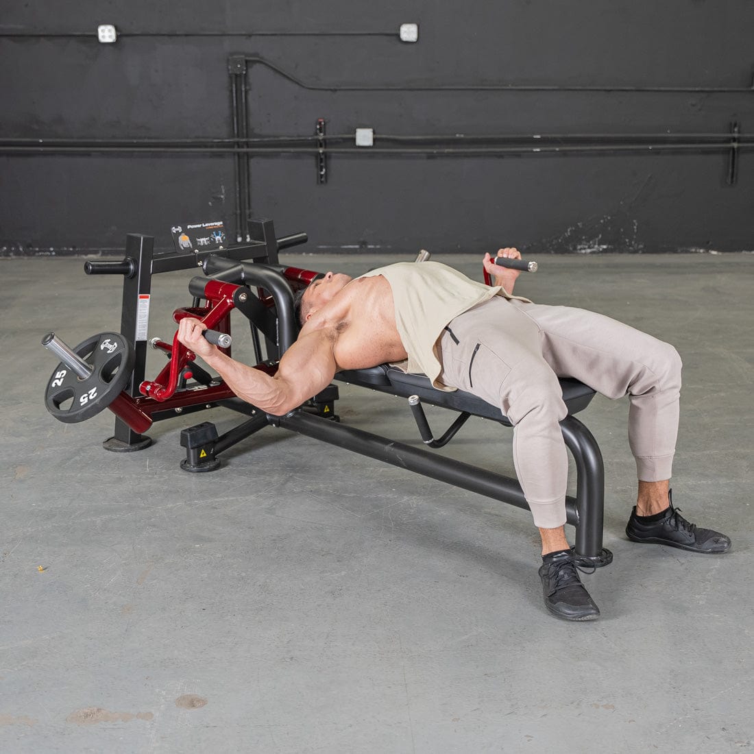 Power Leverage V2 Lying Pec Fly - Grit Grind Strength
