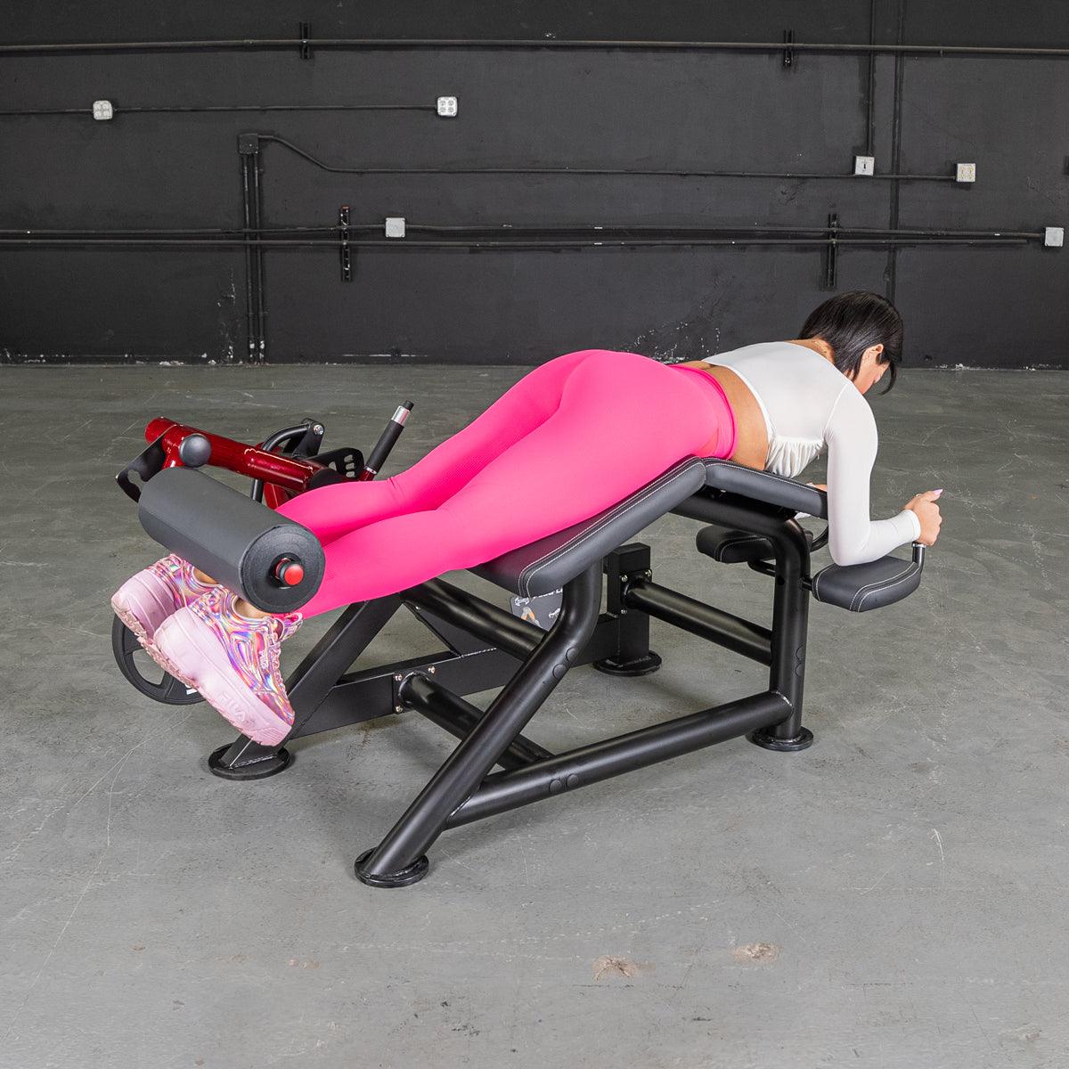Power Leverage V2 Prone Leg Curl - Muscle D Fitness - Grit Grind Strength