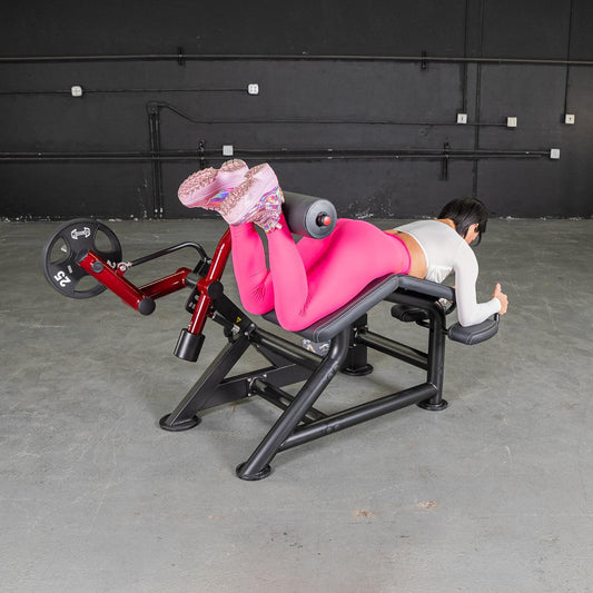 Power Leverage V2 Prone Leg Curl - Muscle D Fitness - Grit Grind Strength