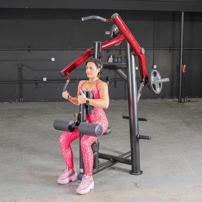 Power Leverage V2 Reverse Grip Lat Pulldown - Muscle D Fitness - Grit Grind Strength