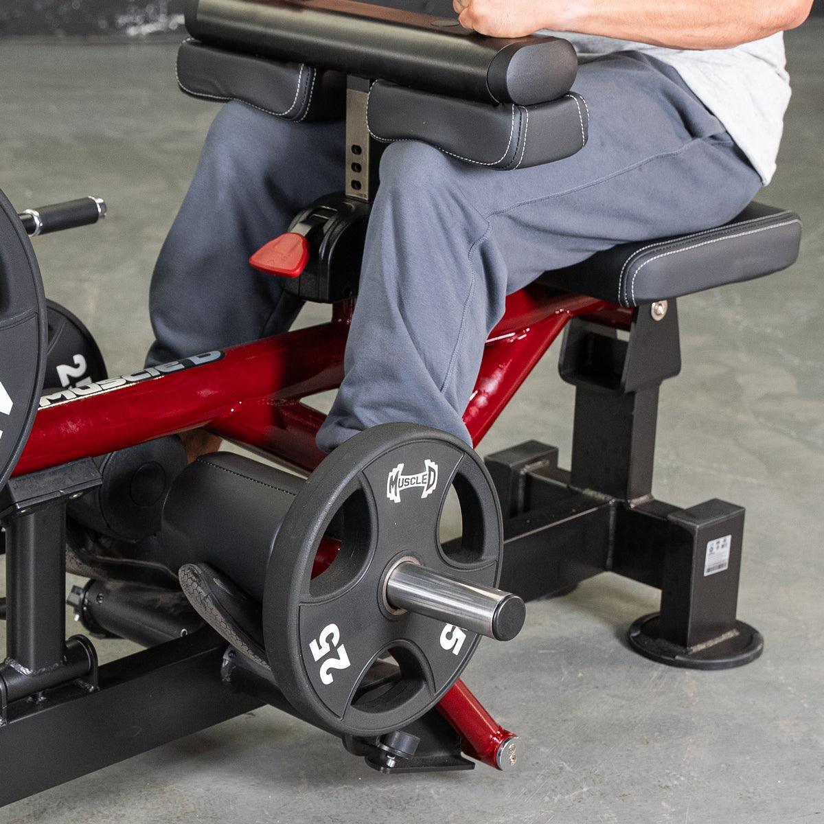 Power Leverage V2 Seated Calf / Tib - Muscle D Fitness - Grit Grind Strength