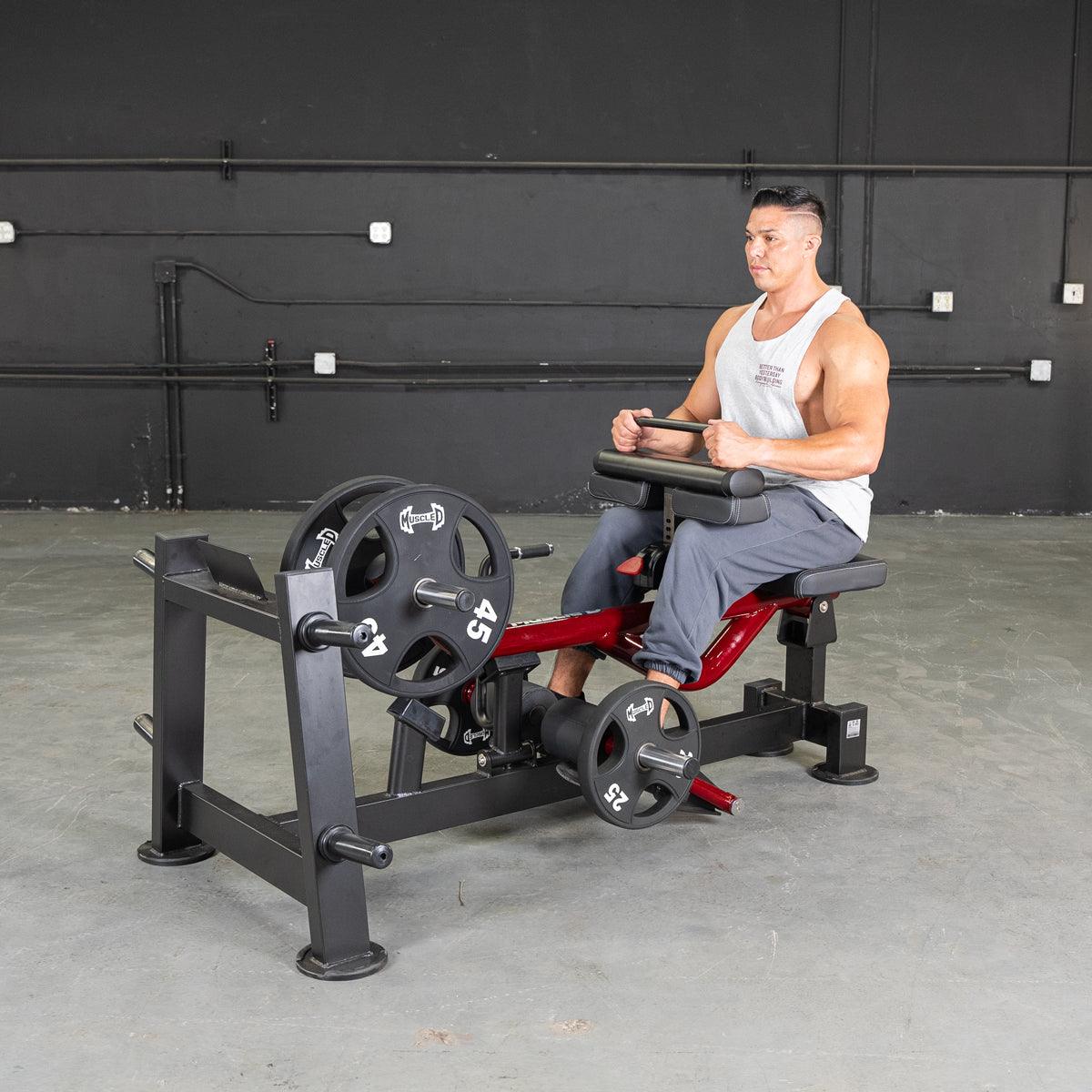 Power Leverage V2 Seated Calf / Tib - Muscle D Fitness - Grit Grind Strength