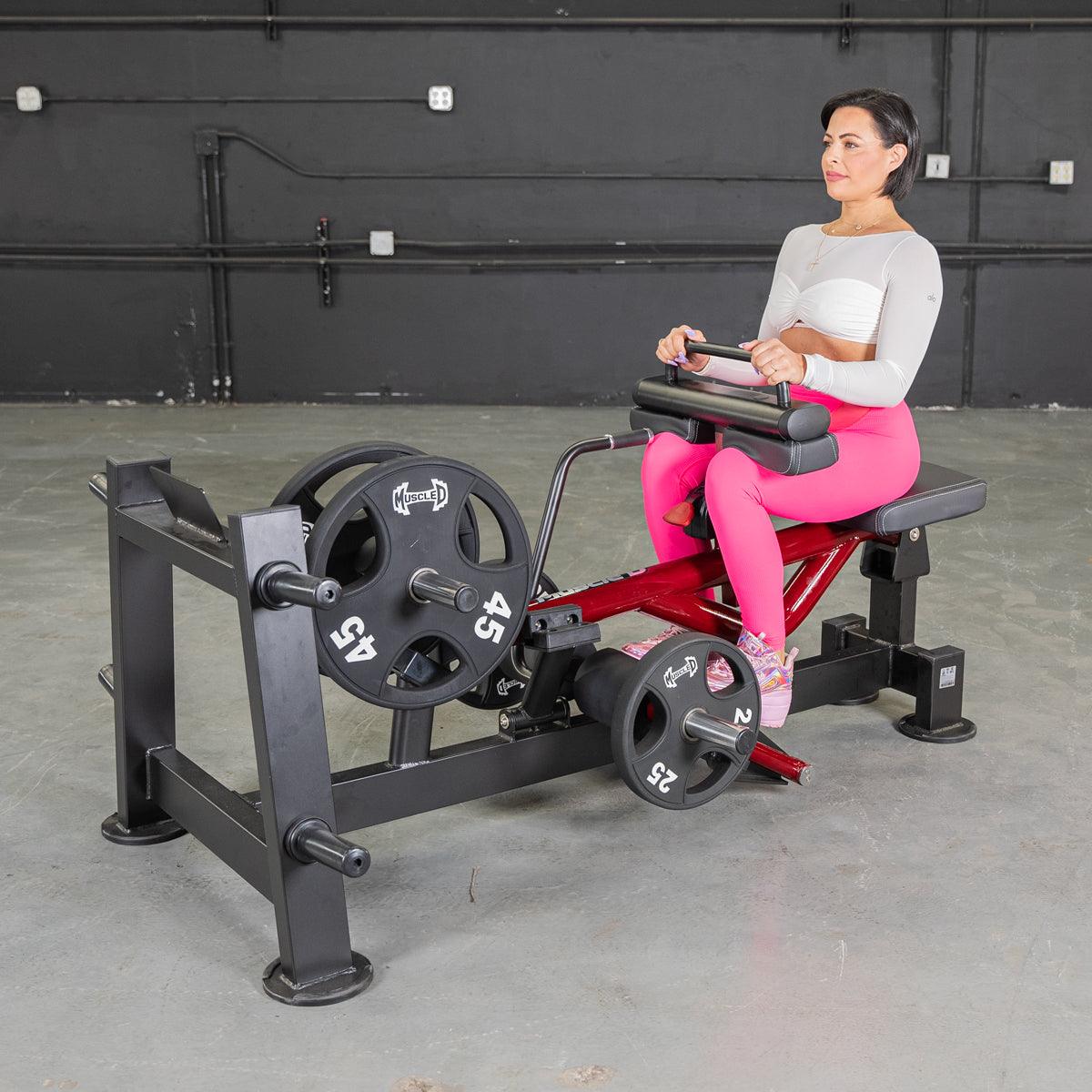 Power Leverage V2 Seated Calf / Tib - Muscle D Fitness - Grit Grind Strength