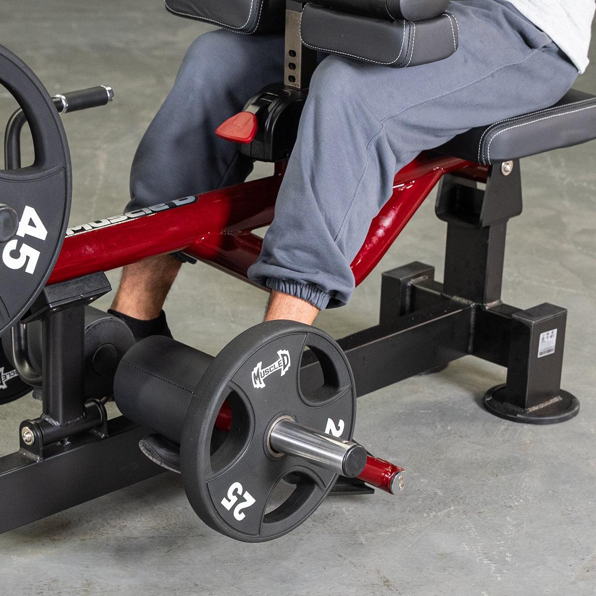 Power Leverage V2 Seated Calf / Tib - Muscle D Fitness - Grit Grind Strength