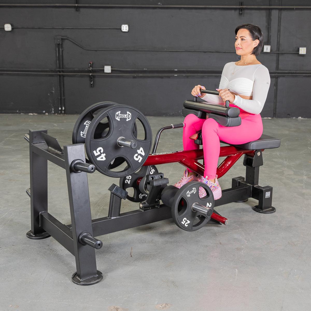 Power Leverage V2 Seated Calf / Tib - Muscle D Fitness - Grit Grind Strength