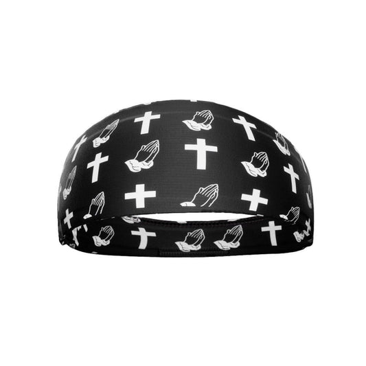 Praying Crosses Headband - Grit Grind Strength