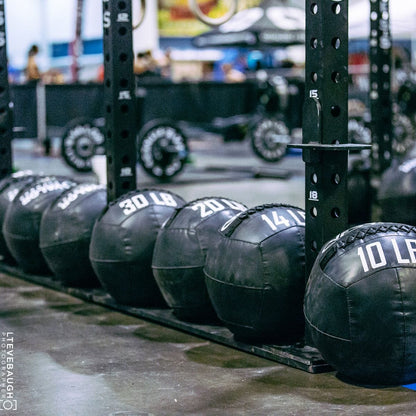 Premium Commercial Grade Wall Balls (6 - 30lbs) - Grit Grind Strength