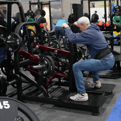 Pro Strength Belt Squat - Muscle D Fitness - Standing Belted Hip Thrust - Plate Loaded - Grit Grind Strength
