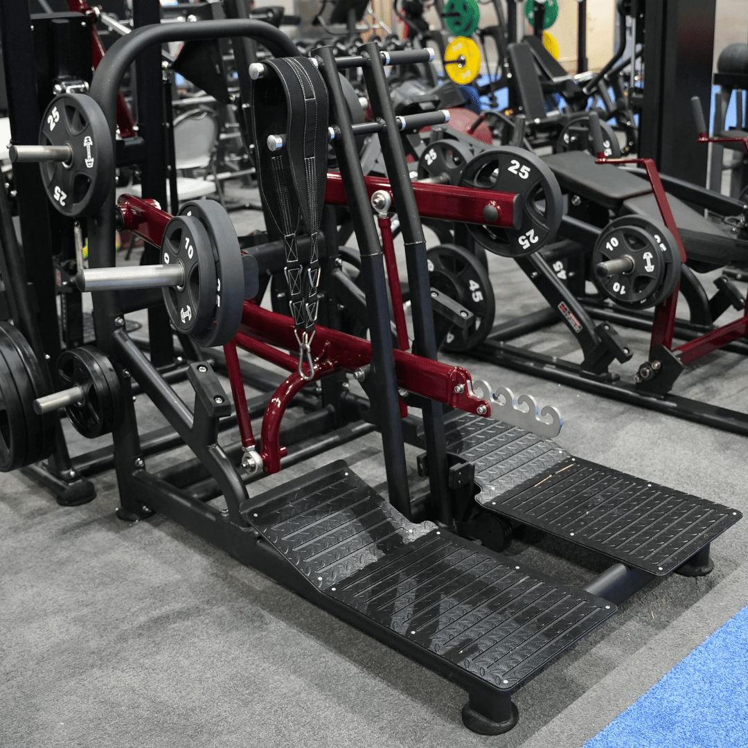 Pro Strength Belt Squat - Muscle D Fitness - Standing Belted Hip Thrust - Plate Loaded - Grit Grind Strength