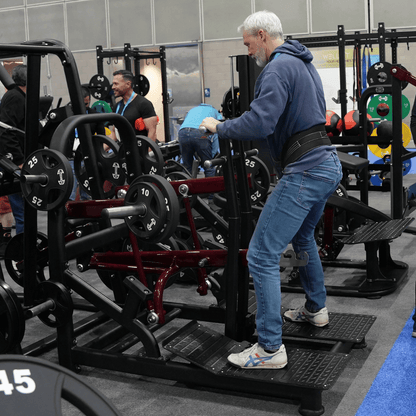 Pro Strength Belt Squat - Muscle D Fitness - Standing Belted Hip Thrust - Plate Loaded - Grit Grind Strength