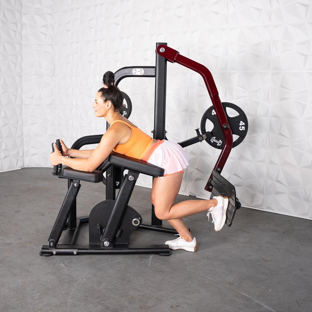 Pro Strength Booty Shaper - Muscle D Fitness - Adjustable, Plate Loaded, Glute Kick - Grit Grind Strength
