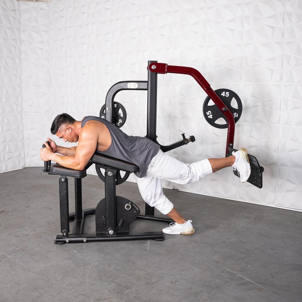 Pro Strength Booty Shaper - Muscle D Fitness - Adjustable, Plate Loaded, Glute Kick - Grit Grind Strength