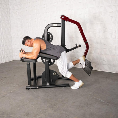 Pro Strength Booty Shaper - Muscle D Fitness - Adjustable, Plate Loaded, Glute Kick - Grit Grind Strength