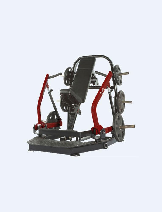 Pro Strength Decline Chest Press - Muscle D Fitness - Premium - Adjustable - Plate Loaded - Lower Chest Workout - Grit Grind Strength