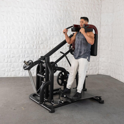 Pro Strength Drop Squat - Muscle D Fitness - Adjustable Plate Loaded Squat Machine - Grit Grind Strength