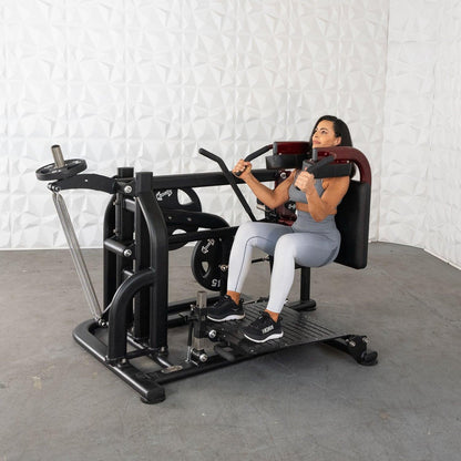Pro Strength Drop Squat - Muscle D Fitness - Adjustable Plate Loaded Squat Machine - Grit Grind Strength