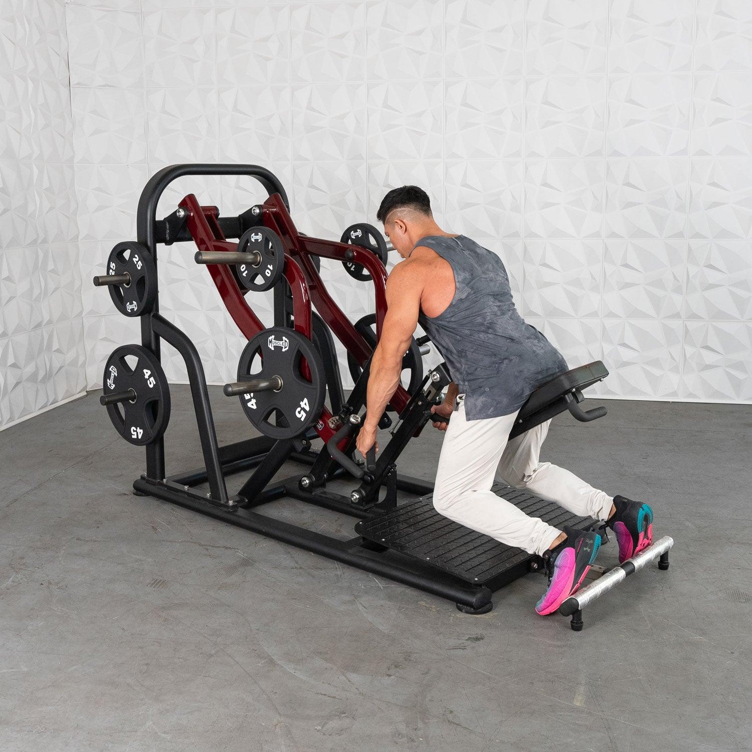 Pro Strength Dynamic Row - Chest Supported - Muscle D Fitness - Premium Adjustable Plate Loaded - Grit Grind Strength