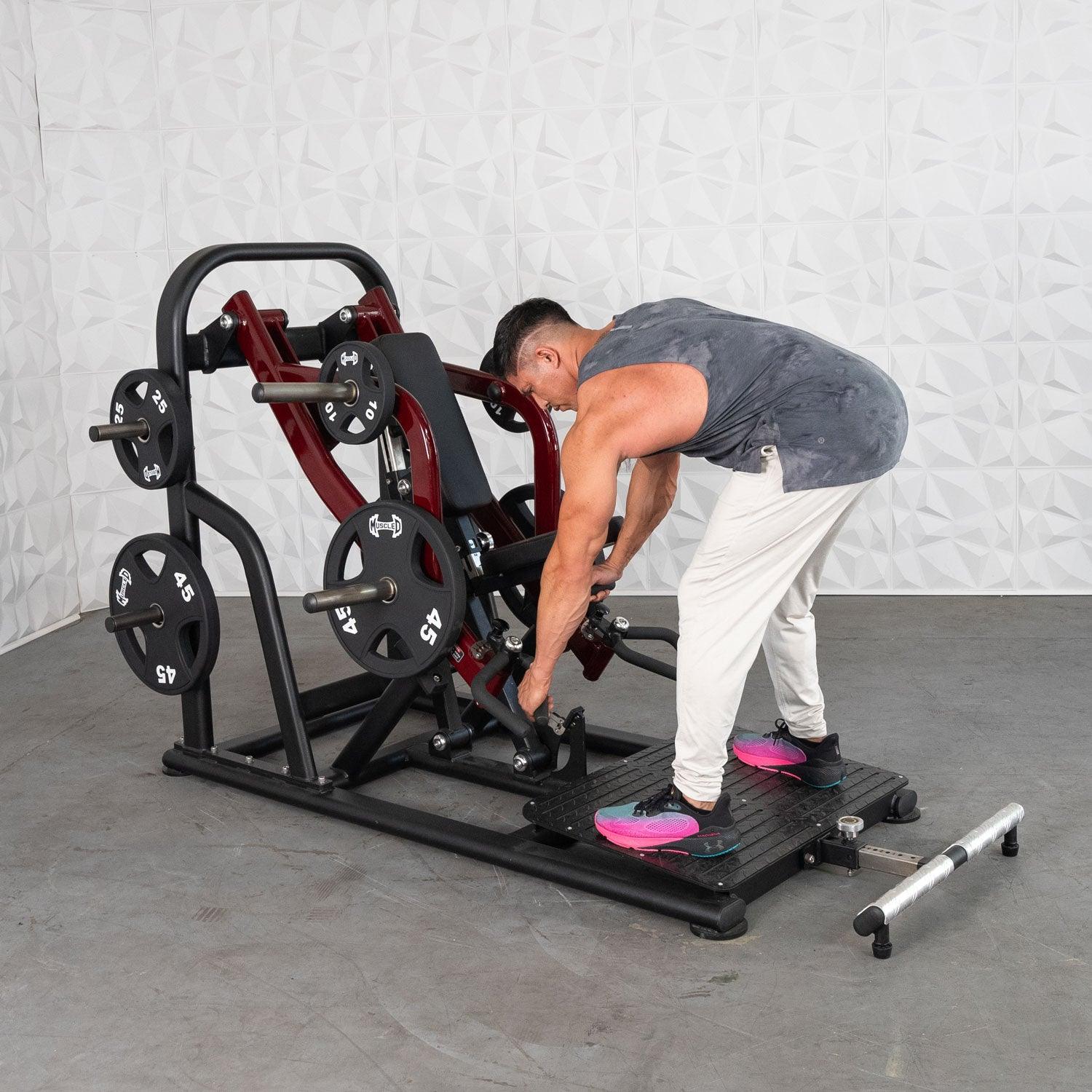 Pro Strength Dynamic Row - Chest Supported - Muscle D Fitness - Premium Adjustable Plate Loaded - Grit Grind Strength