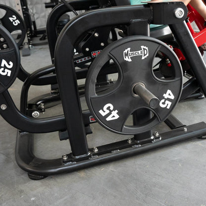 Pro Strength Glute / Outer Thigh - Muscle D Fitness - Plate Loaded Abductor / Hip Extension - Grit Grind Strength