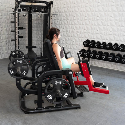 Pro Strength Glute / Outer Thigh - Muscle D Fitness - Plate Loaded Abductor / Hip Extension - Grit Grind Strength