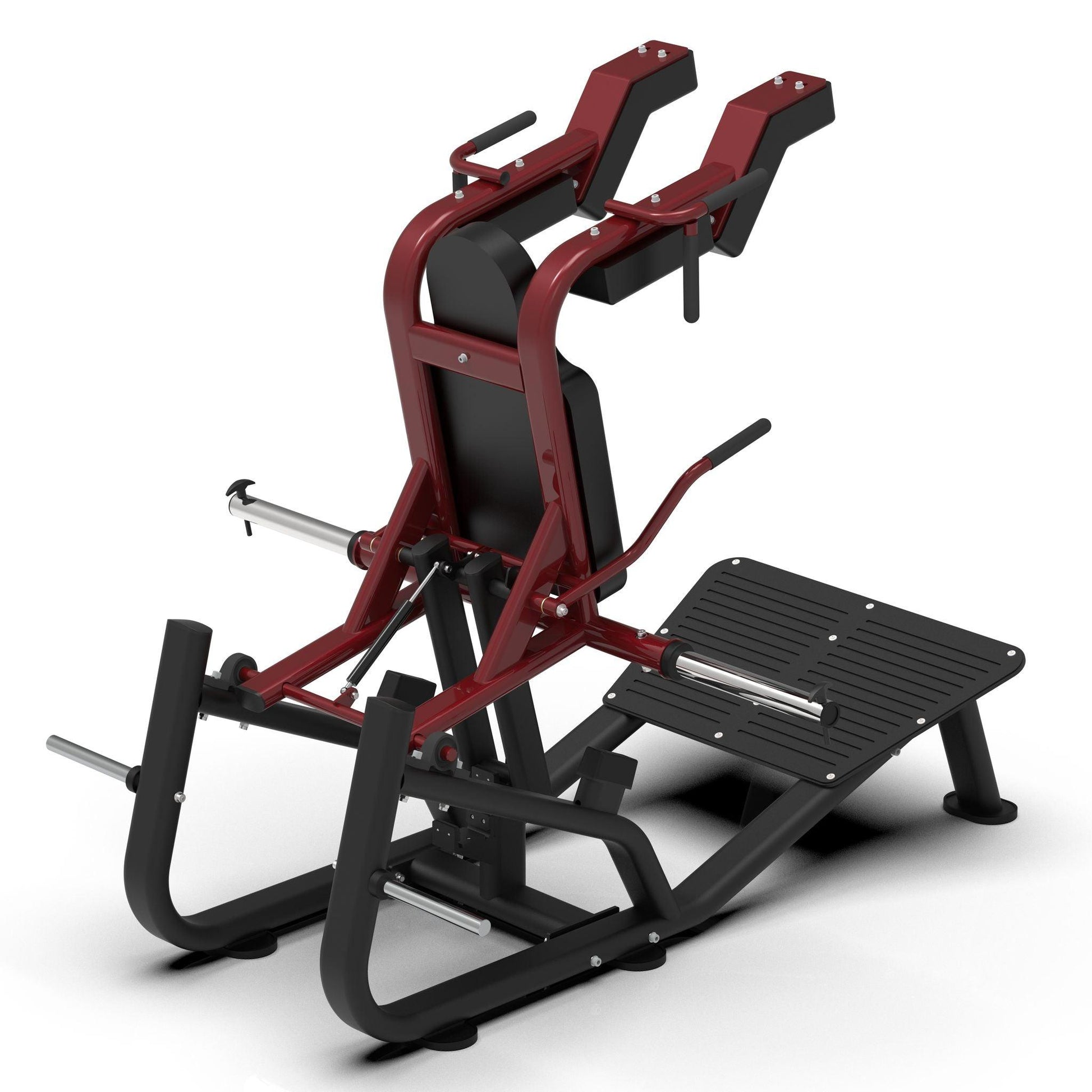 Pro Strength Hack / Front Squat - Muscle D Fitness - Plate Loaded V - Squat - Grit Grind Strength