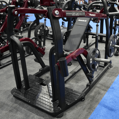 Pro Strength Incline Chest / Shoulder Press - Muscle D Fitness - Adjustable - Plate Loaded - Pec Delt Training - Grit Grind Strength