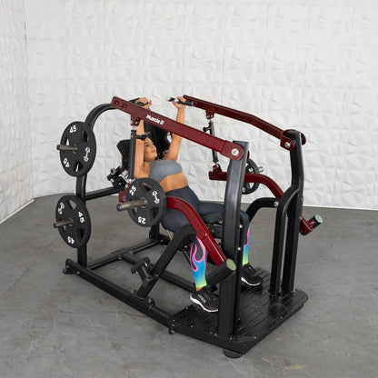 Pro Strength Incline Chest / Shoulder Press - Muscle D Fitness - Adjustable - Plate Loaded - Pec Delt Training - Grit Grind Strength