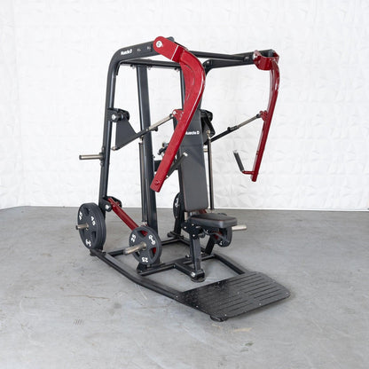 Pro Strength Wide Chest Press - Muscle D Fitness - Premium Adjustable Plate Loaded Bench Press - Grit Grind Strength