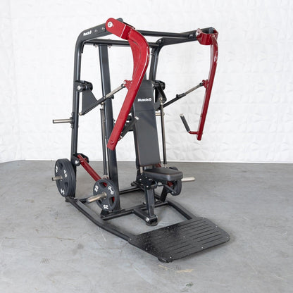 Pro Strength Wide Chest Press - Muscle D Fitness - Premium Adjustable Plate Loaded Bench Press - Grit Grind Strength